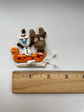 Load image into Gallery viewer, Snowman and deer
