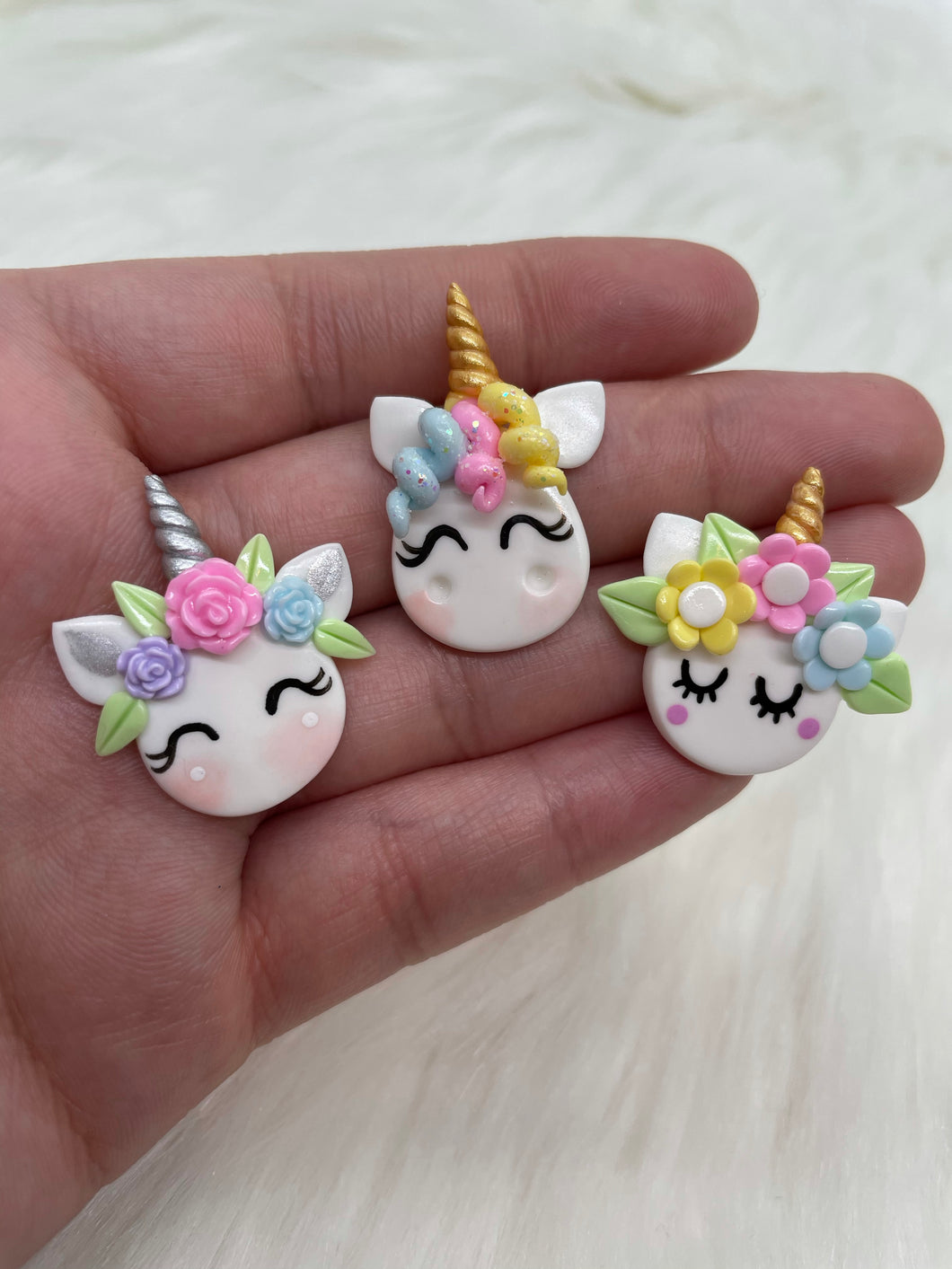 Unicorn heads set 3pcs