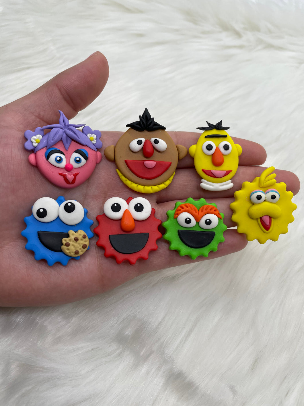 Sesame friends set of 7pcs